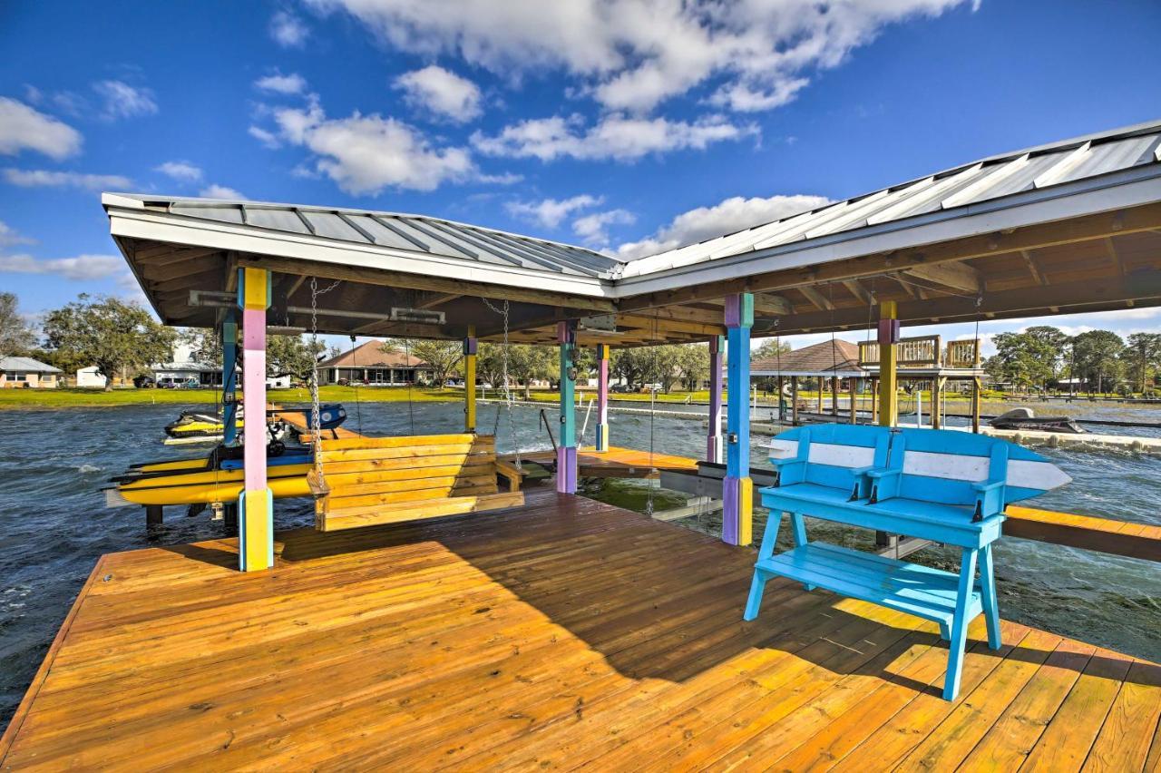 Waterfront Lake Placid Home With Dock And Fire Pit Ngoại thất bức ảnh
