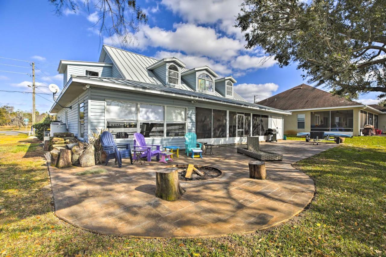 Waterfront Lake Placid Home With Dock And Fire Pit Ngoại thất bức ảnh
