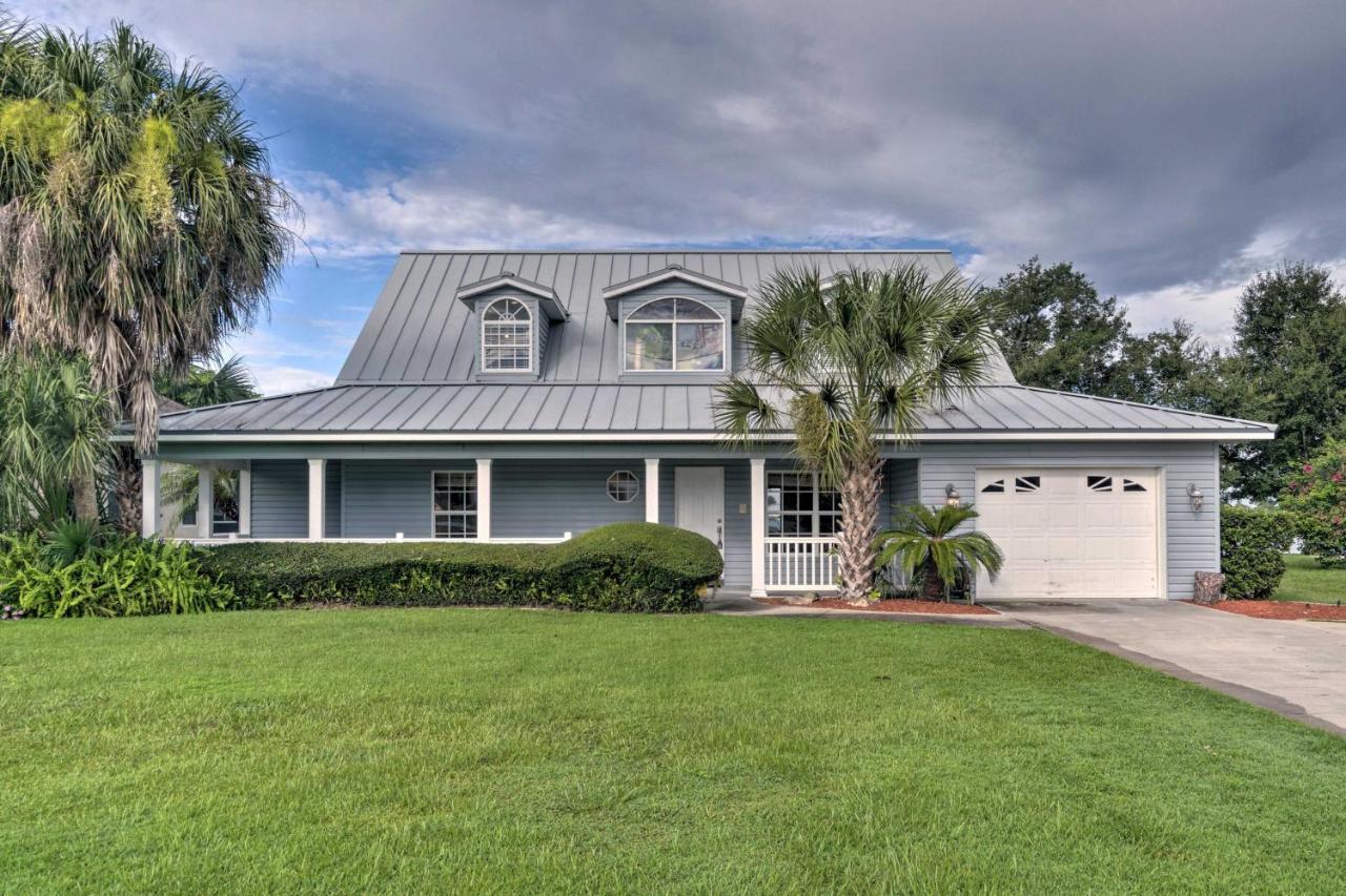 Waterfront Lake Placid Home With Dock And Fire Pit Ngoại thất bức ảnh